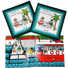 Chooks on Coochie Island - Written & illustrated by Sandy Clark