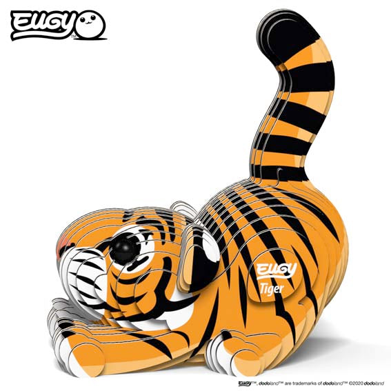 EUGY 012 Tiger 3D Paper Puzzle