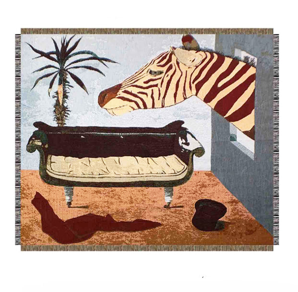 Throw Rug - Freud Zebra image 0