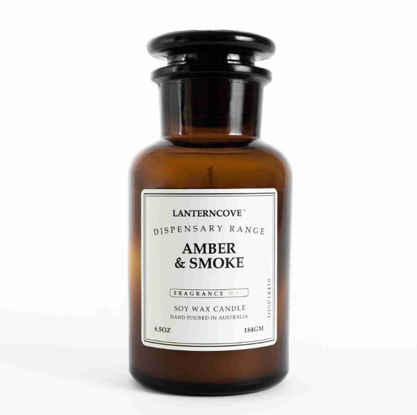 Dispensary ‚Äì Soy Wax Candle ‚Äì Amber + Smoke image 0