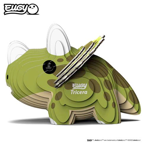 EUGY 006 Tricera 3D Paper Puzzle