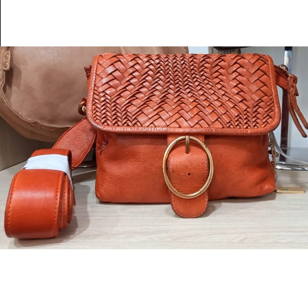 Art N' Vintage Bag Lucy Fold Over - Rust image 0