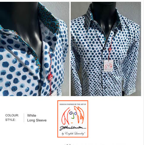John Lennon - AVELEY Long Sleeve Shirt - White image 0