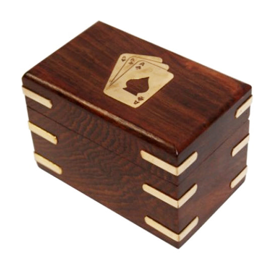 Rose Wood Card Box image 0