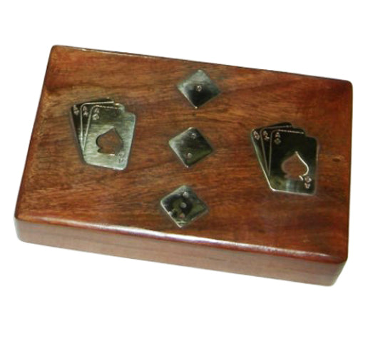 Rose Wood Card Box image 0
