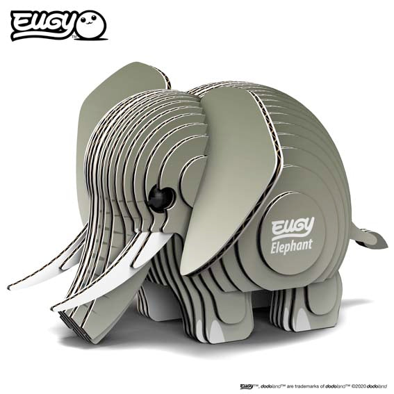 EUGY 010 Elephant 3D Paper Puzzle