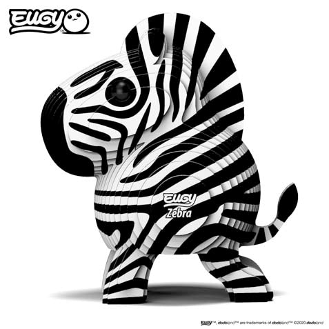 EUGY 011 Zebra 3D Paper Puzzle