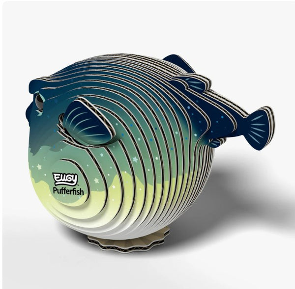 Eugy - Pufferfish- 3D Model Kit