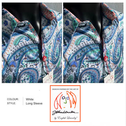 John Lennon - BRAKLEY Long Sleeve Shirt - White image 0