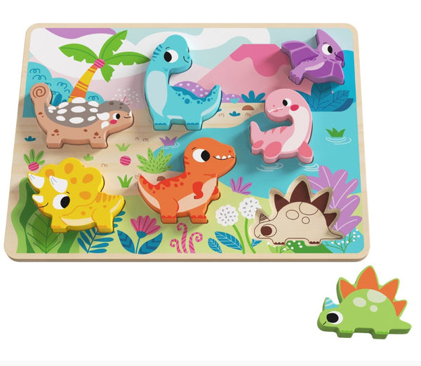 CHUNKY PUZZLE - DINOSAUR image 0