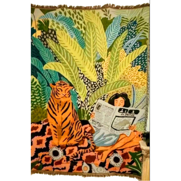 Throw Rug - Tiger Rug image 0