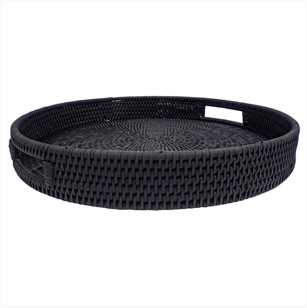 Cooran Round Tray - Black image 0