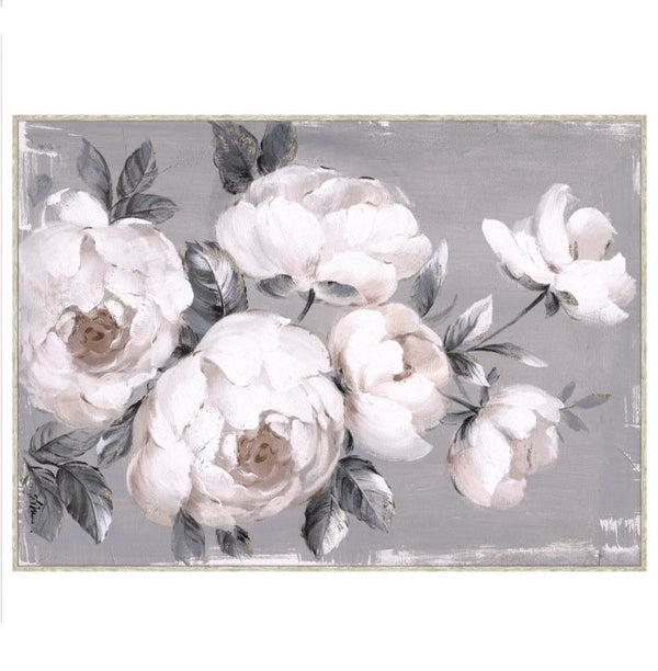 Pastel Blooms Framed Canvas Art image 0