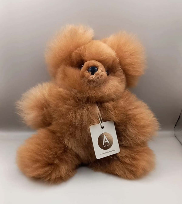 Teddy Brown  - Huacaya Alpaca - 20cm - Auskin image 0