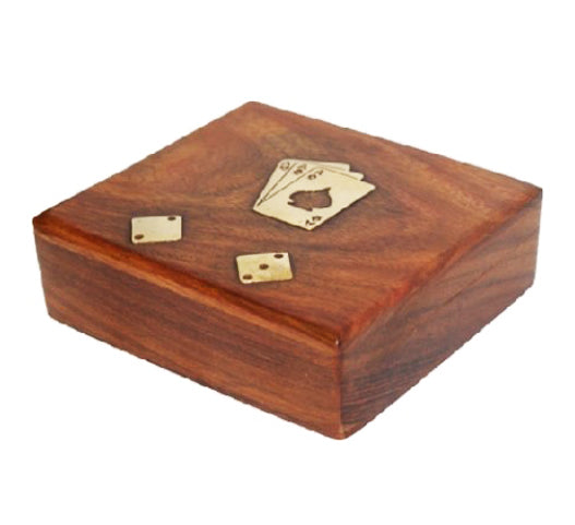 Rose Wood Card Box image 0