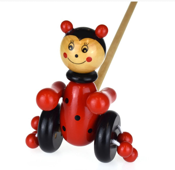 KAPER KIDS PUSH ALONG WOODEN LADYBIRD image 0