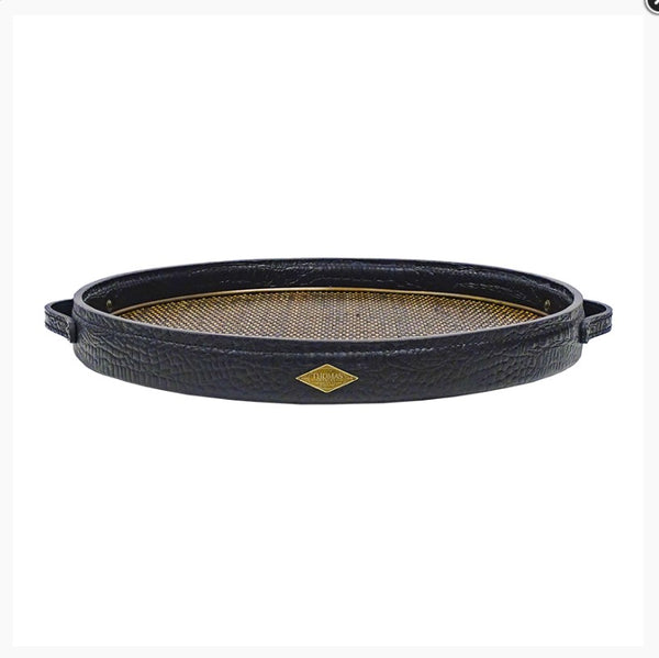 CROCODILE LEATHER TRAY - LARGE image 0