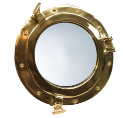 Brass Mirror port hole image 0