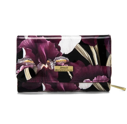 SERENADE - CHARLOTTE MED PATENT LEATHER WALLET WITH RFID image 0