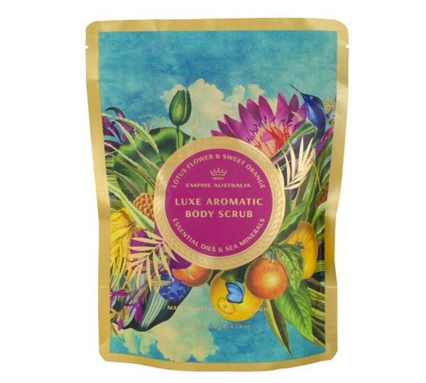 Sapphire Coast - Lotus Flower & Sweet Orange Body Scrub 500g image 0