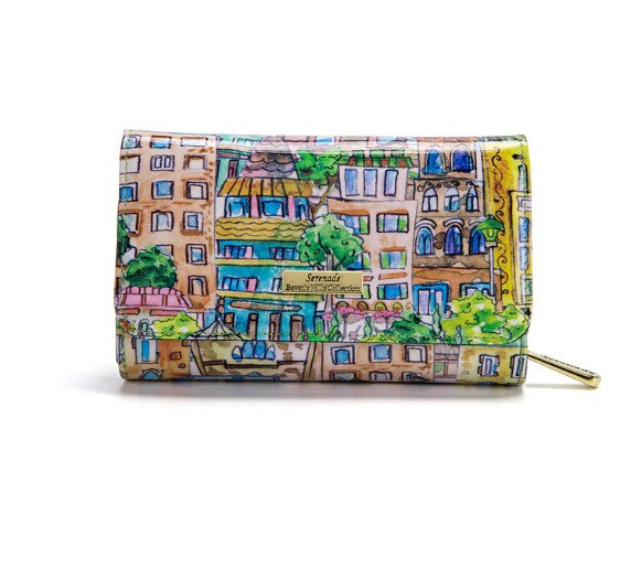 SERENADE - PALERMO MED LEATHER RFID WALLET image 0
