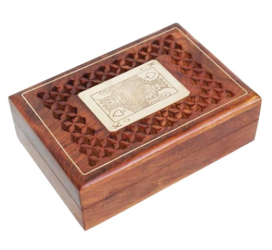 Rose Wood Card Box image 0