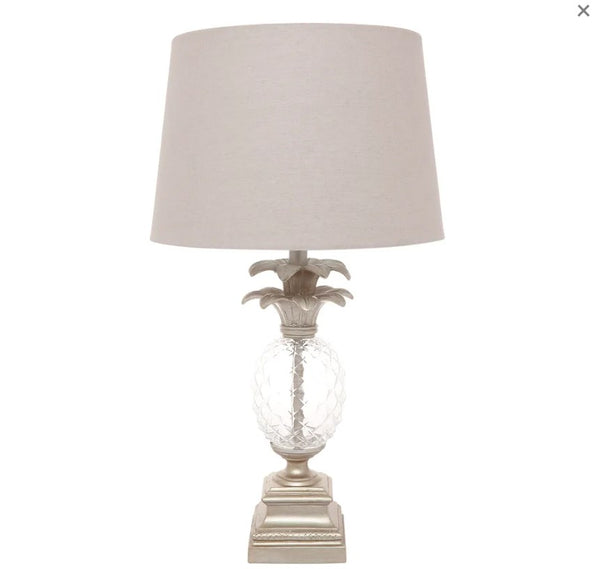 Pineapple Table Lamp - Brushed Silver image 0