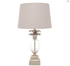 Pineapple Table Lamp - Brushed Silver image 0