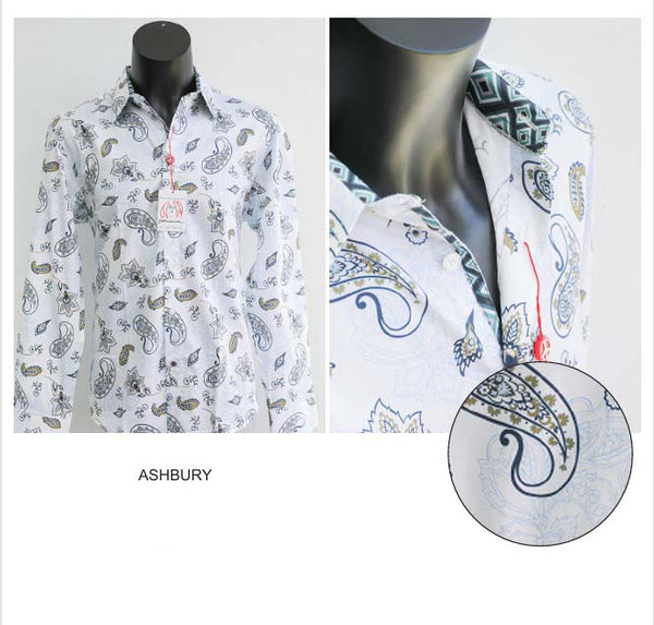 John Lennon - ASHBURY Long Sleeve Shirt - White image 0