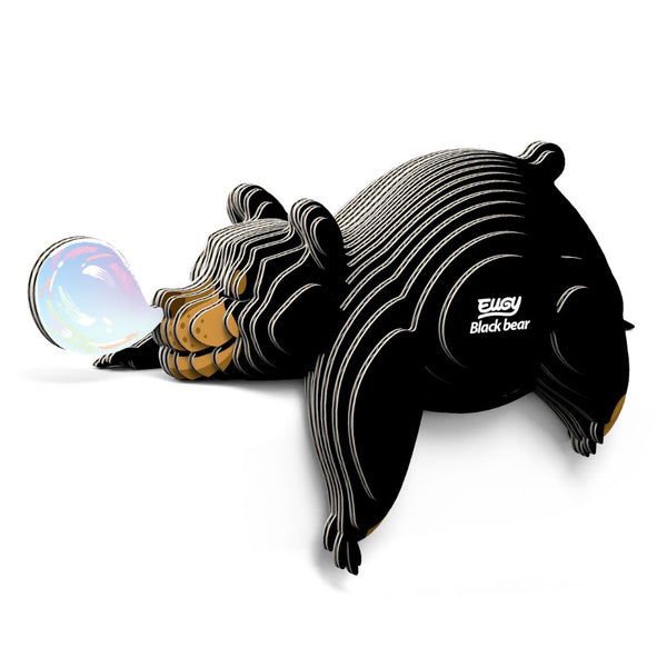 Eugy - Black Bear 3D Model Kit image 0