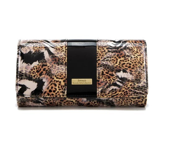 SERENADE - NALA LARGE PATENT LEATHER WALLET WITH RFID image 0