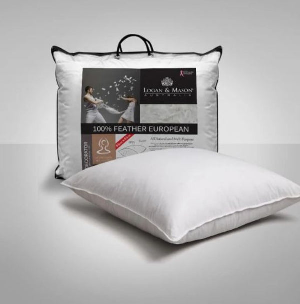 Logan & Mason 100% Feather European Pillow image 0