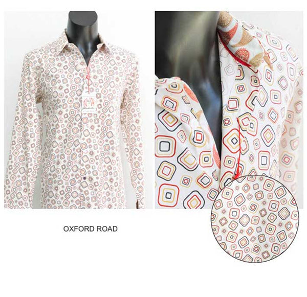 John Lennon - OXFORD ROAD Long Sleeve Shirt-Sand image 0