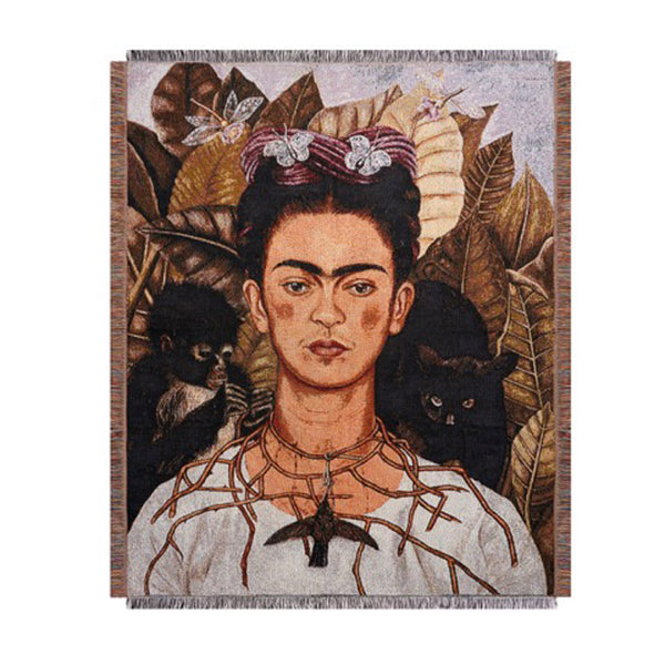 Throw Rug - Fridas Self Portrait image 0