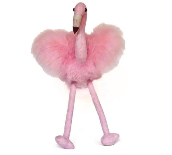 Flamingo Plush - Huacaya Alpaca - 30cm - Auskin - Pink image 0