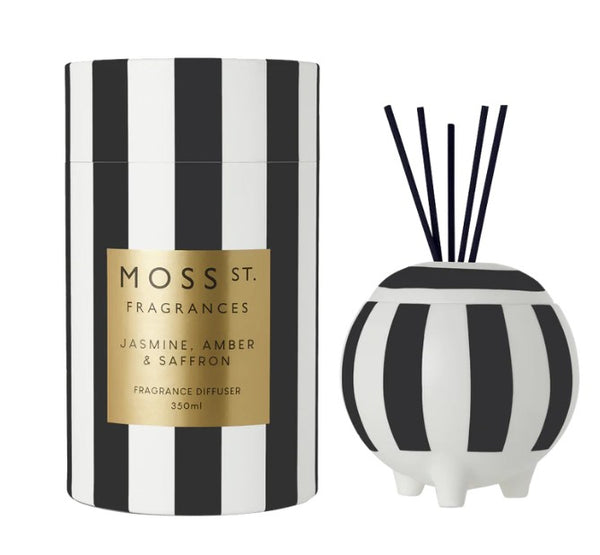 Jasmine, Amber & Saffron Ceramic Diffuser 350ml image 0