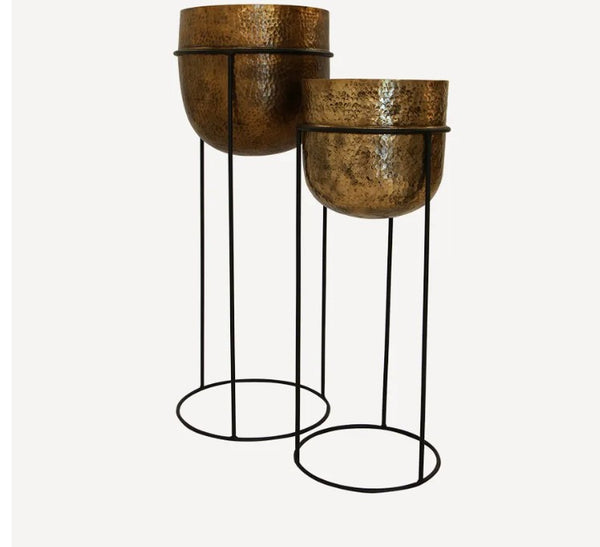Brass Champagne Coolers / Plant Stands image 0