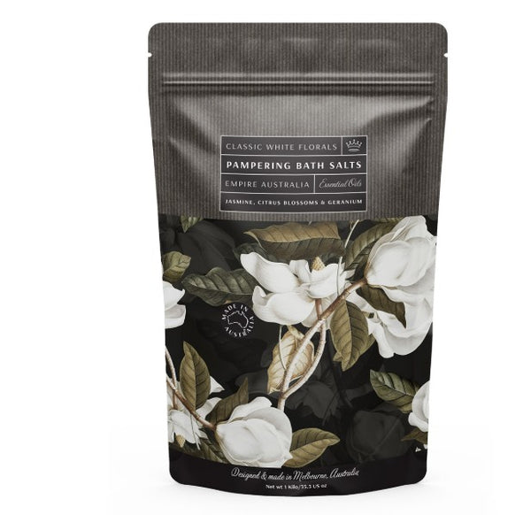 Empire Australia Classic White Florals Bath Salts 1kg image 0