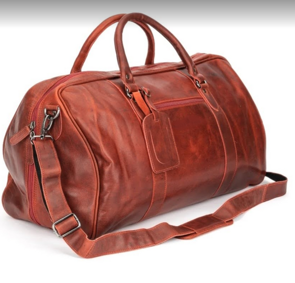 Leather Weekend Travel Bag image 0