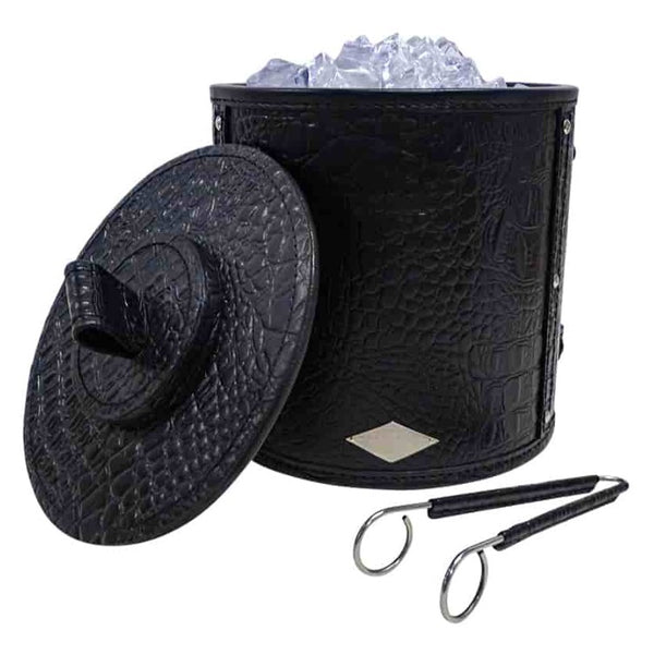 Crocodile Leather Ice Bucket image 0