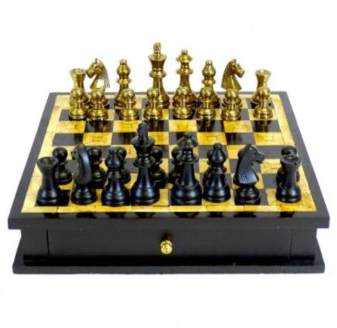 Bone Inlay Chess Set image 0