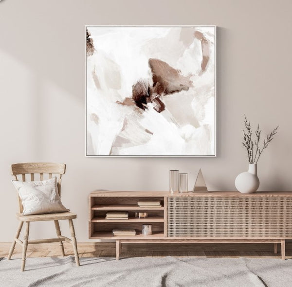 Winter Garden Abstract Wall Art