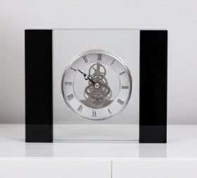 Glass Mantel Clock