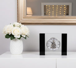 Glass Mantel Clock