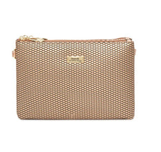 Cosmopolitan Vegan Leather Cross Body Bag - Rose Gold