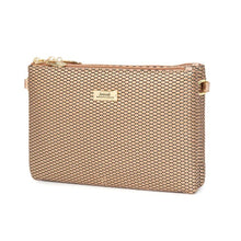 Cosmopolitan Vegan Leather Cross Body Bag - Rose Gold