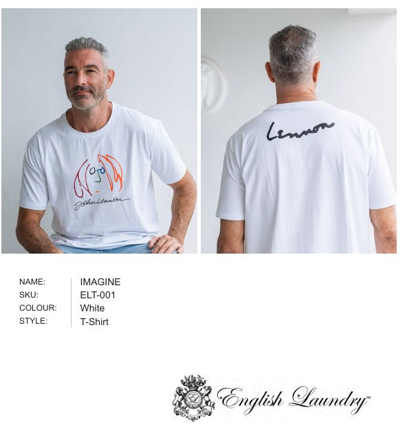John Lennon IMAGINE T-Shirt White