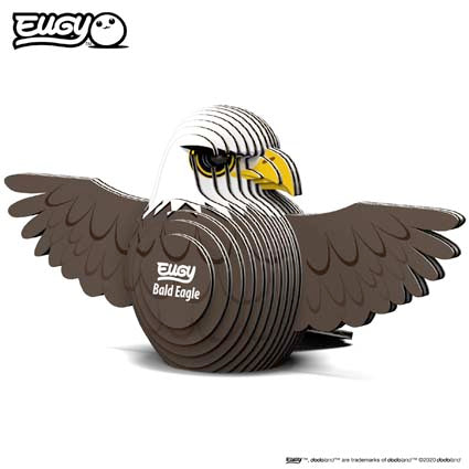 EUGY Bald Eagle 3D Paper Puzzle