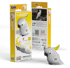 EUGY Cockatoo 3D Paper Puzzle