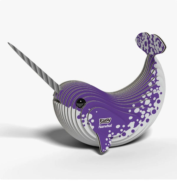 EUGY Narwhal 3D Paper Puzzle